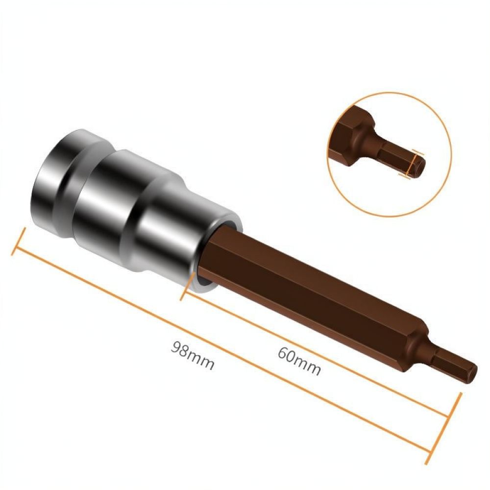 Impact Wrench Extension Bar Set - 1 2 قضيب تمديد مقبس لولبي