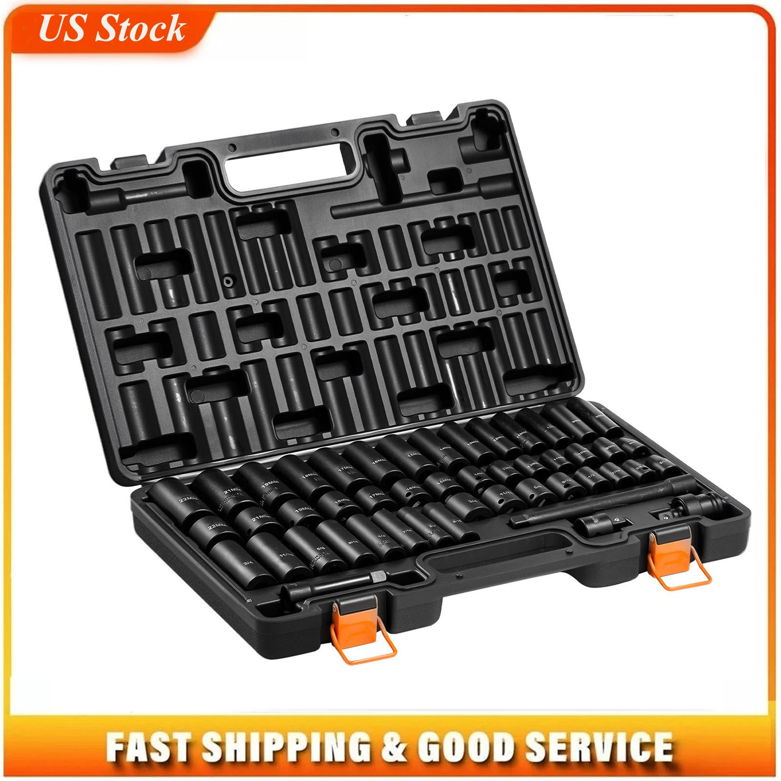 Impact Wrench Extension Bar Set - طقم مفاتيح ربط (ساكت) للصدمات، مقاس