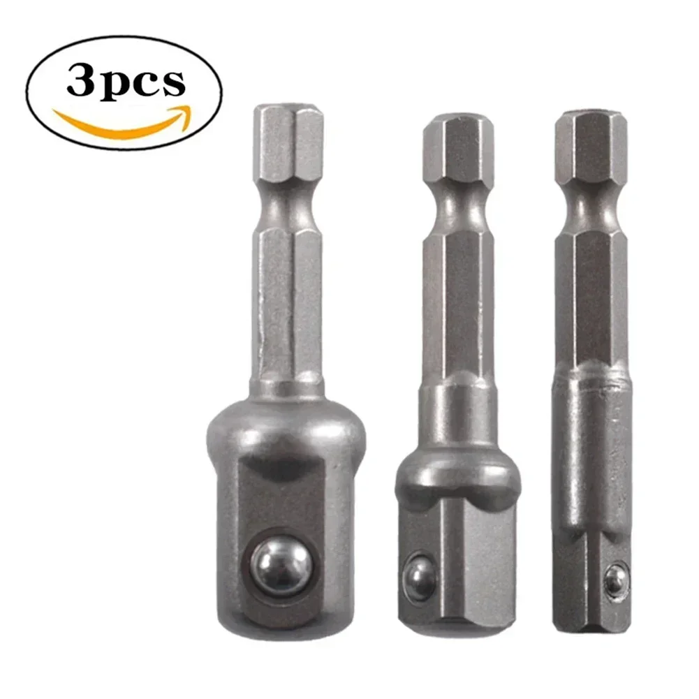 Impact Wrench Extension Bar Set - 1/3 قطعة محول مأخذ التوصيل الحفر