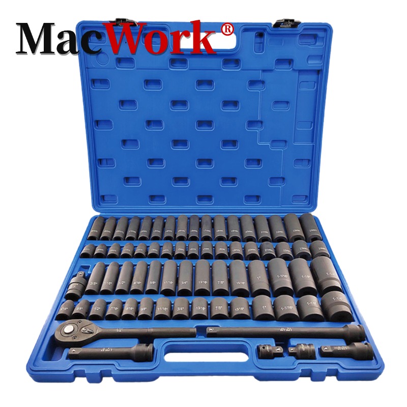 Impact Wrench Extension Bar Set - طقم مفاتيح ربط 70 قطعة بمقاس
