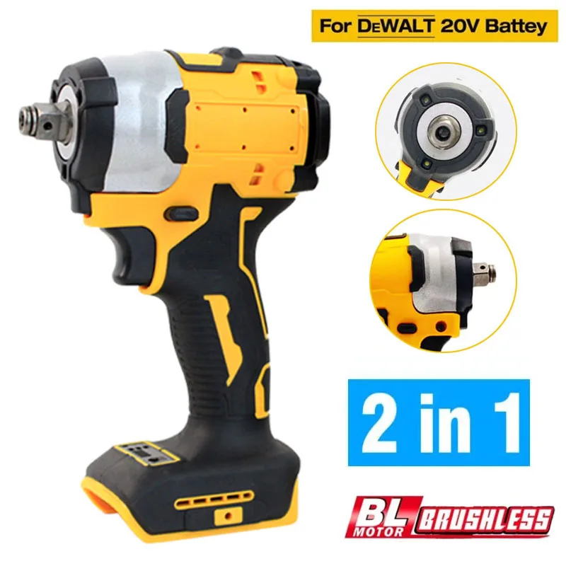 Brushless Impact Wrench 20V - مفك براغي كهربائي بدون فرش ،