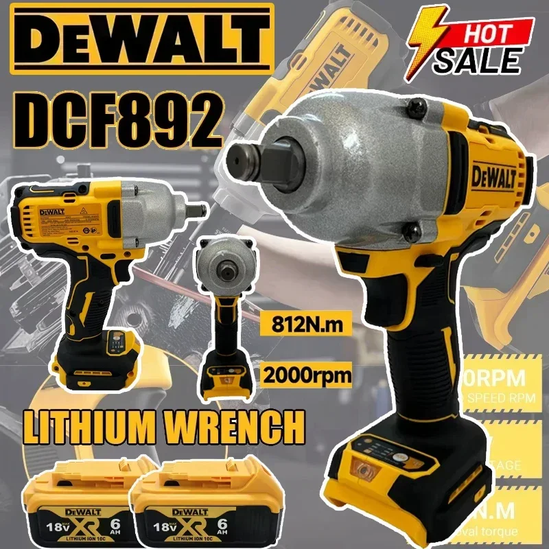 Impact Wrench Digital Torque - مفتاح ربط كهربائي لاسلكي ديوالت DCF892