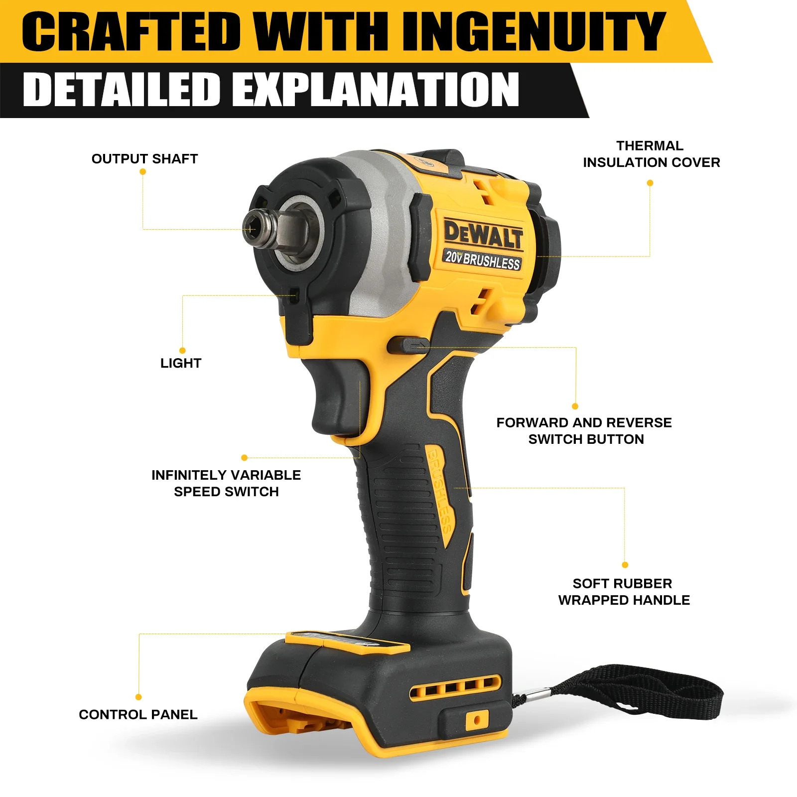 مفتاح ربط كهربائي DEWALT DCF85 - مراجعة Brushless Impact Wrench 20V وسعره