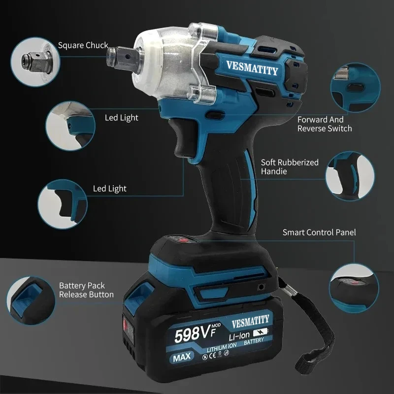 مفتاح ربط كهربائي عالي العزم،  - مراجعة Impact Wrench Digital Torque وسعره