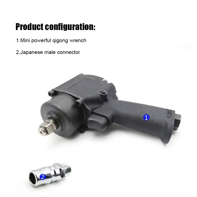 مفتاح ربط هوائي صغير جديد بقطر - مراجعة Air Impact Wrench 1/2 Twin Hammer وسعره