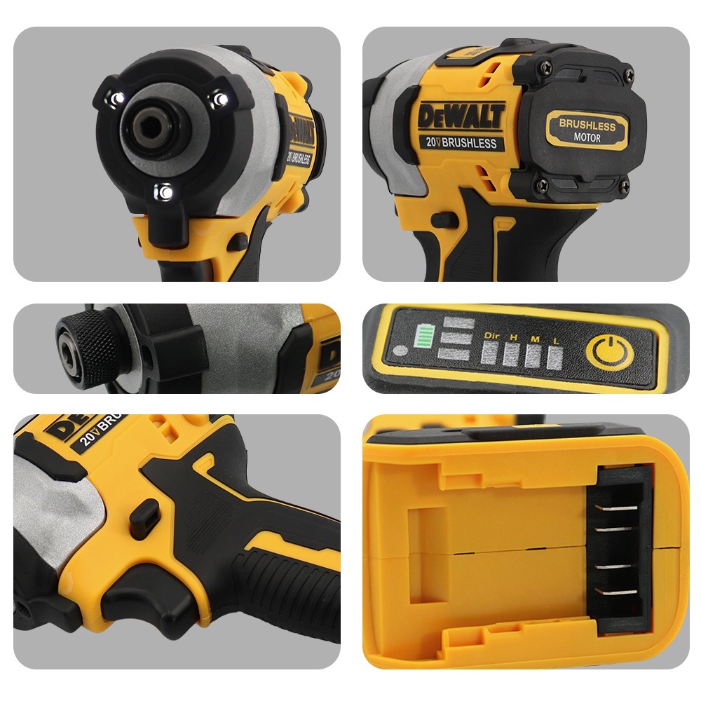 مفك براغي كهربائي لاسلكي بدون  - مراجعة Brushless Impact Wrench 20V وسعره