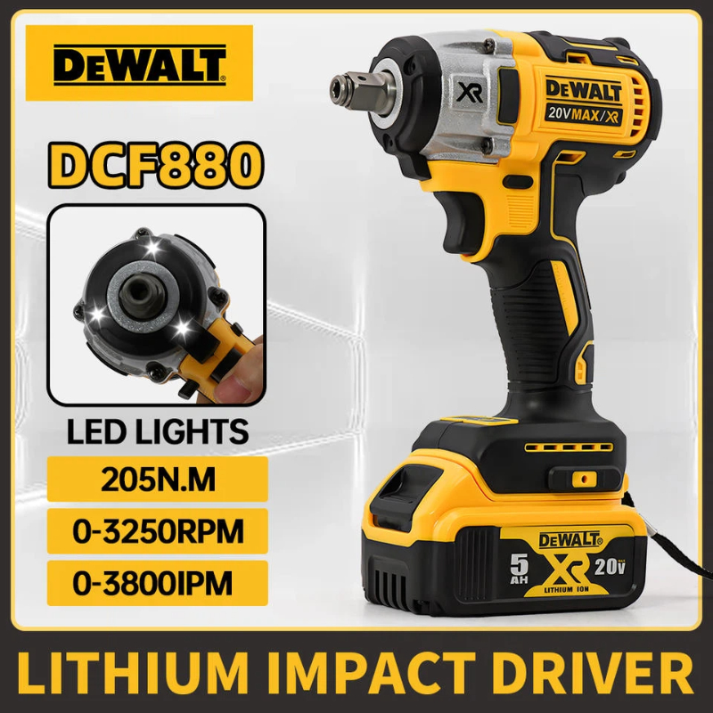 ديوالت DCF880 مفتاح ربط كهربائ - مراجعة Electric Impact Wrench 800Nm وسعره