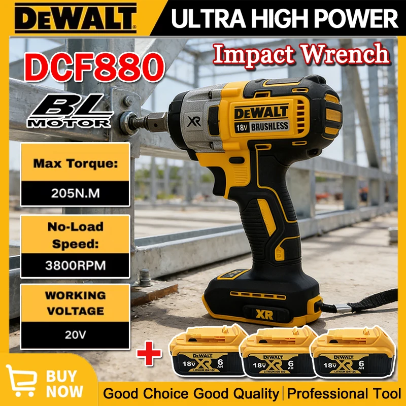 ديوالت DCF880 مفتاح ربط كهربائ - مراجعة Electric Impact Wrench 800Nm وسعره