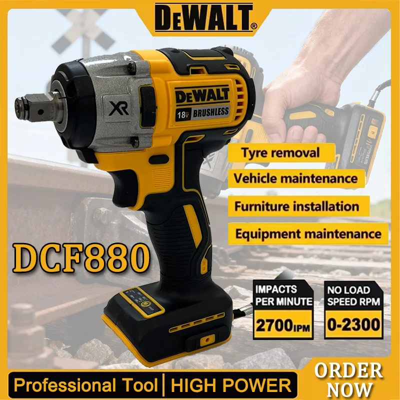 ديوالت DCF880 مفتاح ربط كهربائ - مراجعة Electric Impact Wrench 800Nm وسعره