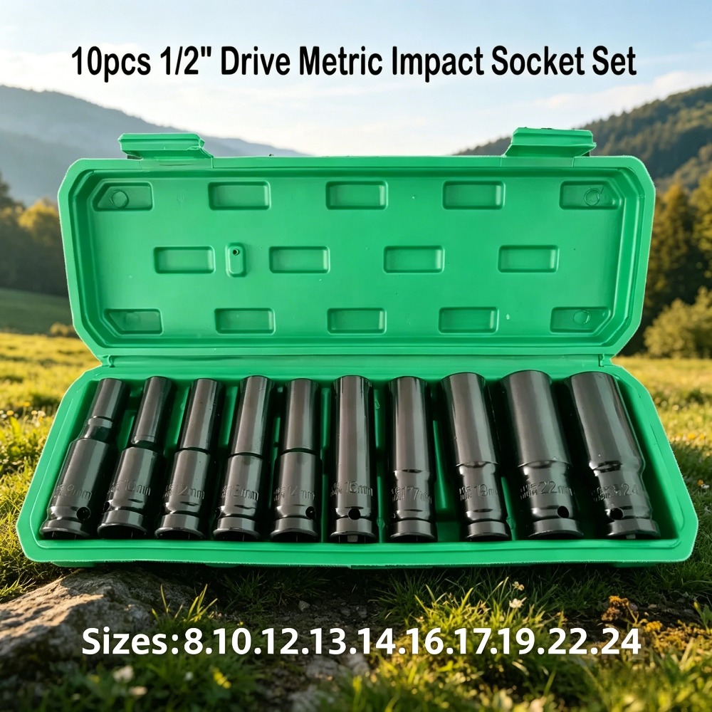 مجموعة مفاتيح ربط عميقة متينة  - مراجعة Impact Wrench Socket Set Deep وسعره