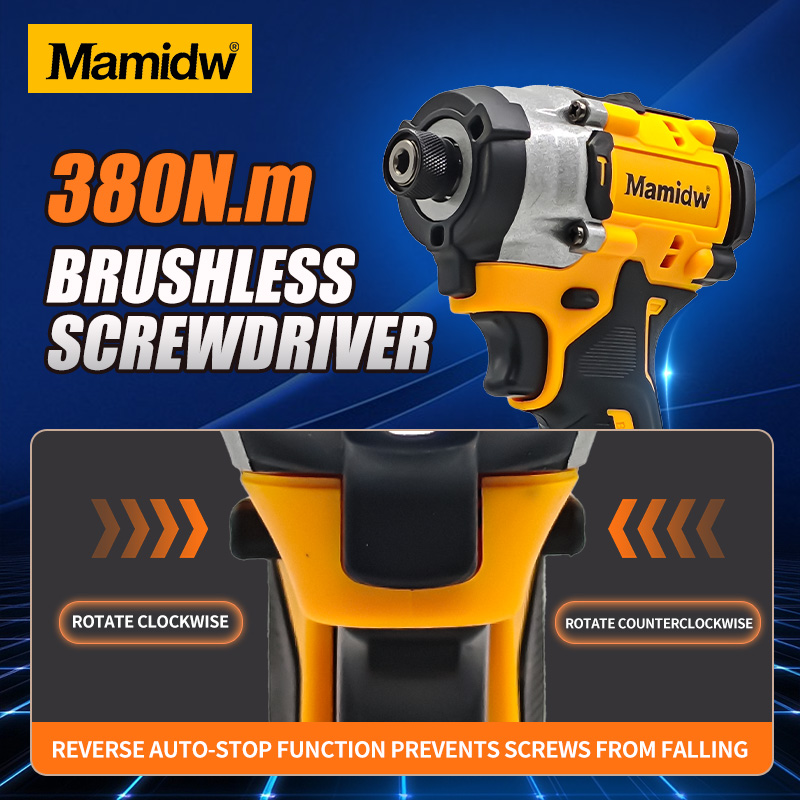 مفك براغي لاسلكي بقوة 20 فولت، - مراجعة Brushless Impact Wrench 20V وسعره