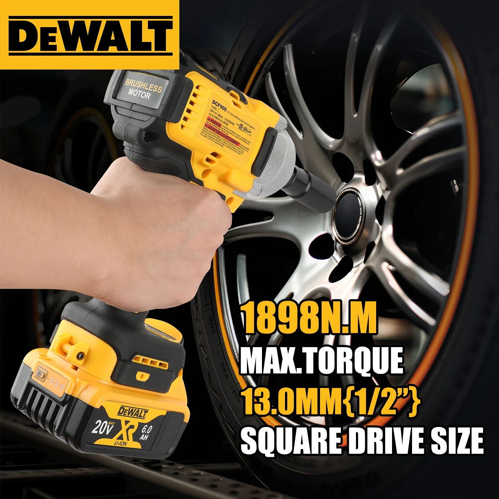 مفتاح ربط كهربائي لاسلكي عالي  - مراجعة Brushless Impact Wrench 20V وسعره