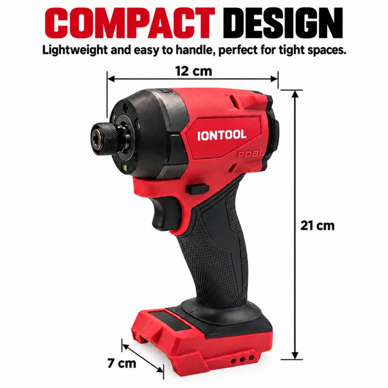 مفك براغي كهربائي لاسلكي IONTO - مراجعة Cordless Impact Driver 1/4 Hex وسعره