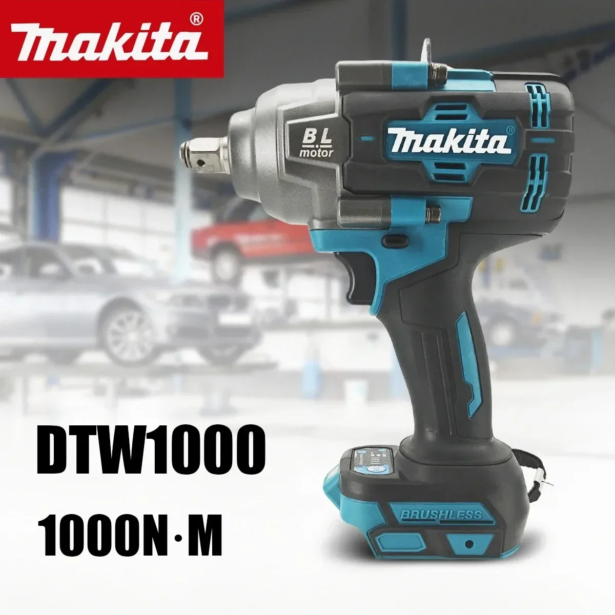 مفتاح ربط صدمي لاسلكي بدون فرش - مراجعة Cordless Impact Wrench 1/2 Inch 1000Nm وسعره