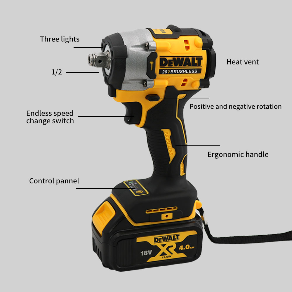 Dewalt DCF921 مفتاح ربط كهربائ - مراجعة Electric Impact Wrench 800Nm وسعره