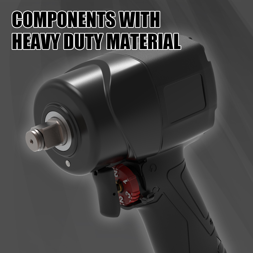 مفتاح ربط هوائي 1/2 بوصة، مطرق - مراجعة Air Impact Wrench 1/2 Twin Hammer وسعره