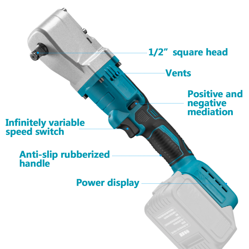 مفتاح ربط بزاوية قائمة 1/2 بوص - مراجعة Impact Wrench Digital Torque وسعره