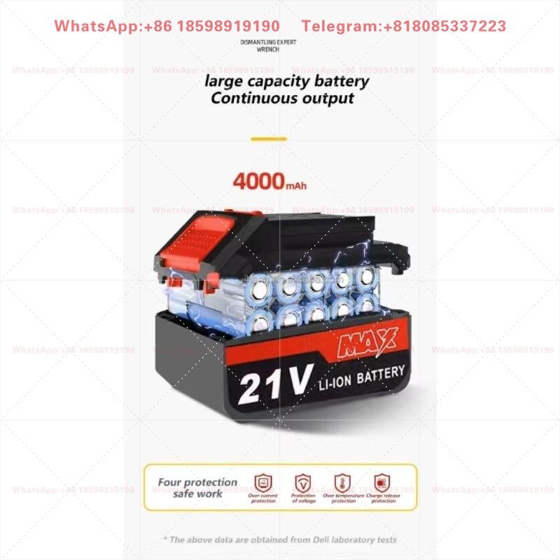 مفتاح ربط كهربائي لاسلكي عالي  - مراجعة Electric Impact Wrench 800Nm وسعره