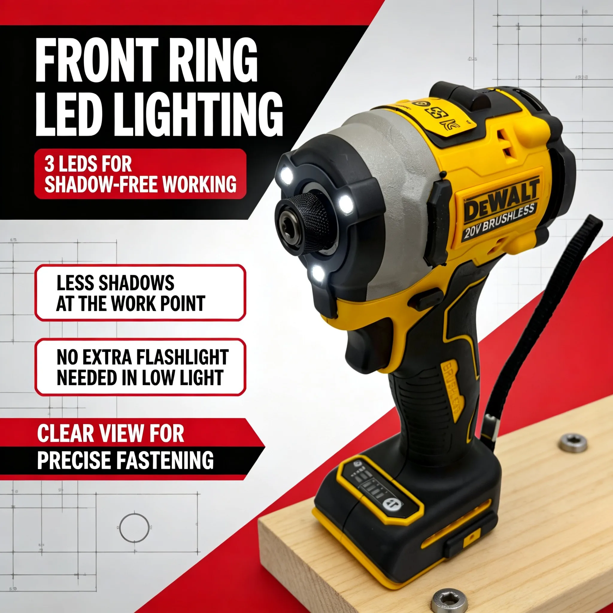 مفك براغي كهربائي عالي العزم م - مراجعة Cordless Impact Driver 1/4 Hex وسعره