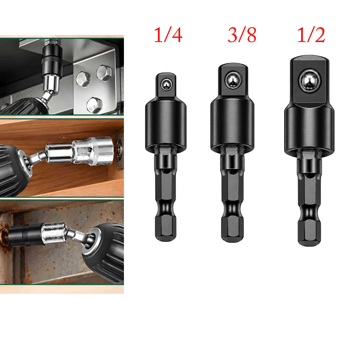 مجموعة مكونة من 3 قطع، تتضمن م - مراجعة Impact Wrench Extension Bar Set وسعره