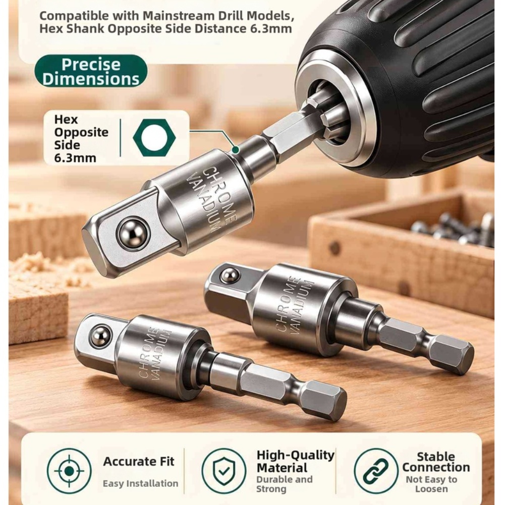 مجموعة مكونة من 3 قطع، تتضمن م - مراجعة Impact Wrench Extension Bar Set وسعره