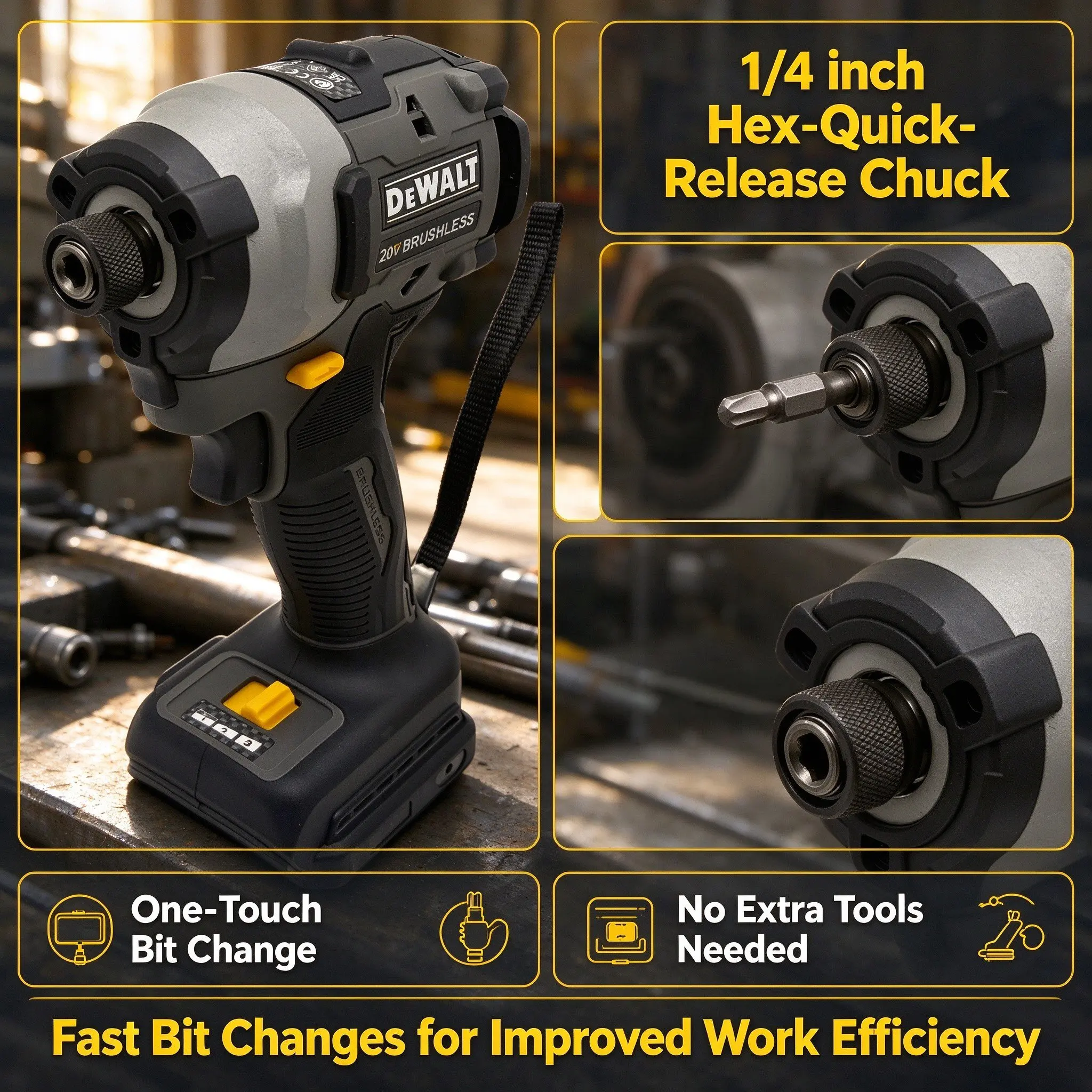 مفك براغي كهربائي DEWALT DCF85 - مراجعة Cordless Impact Driver 1/4 Hex وسعره
