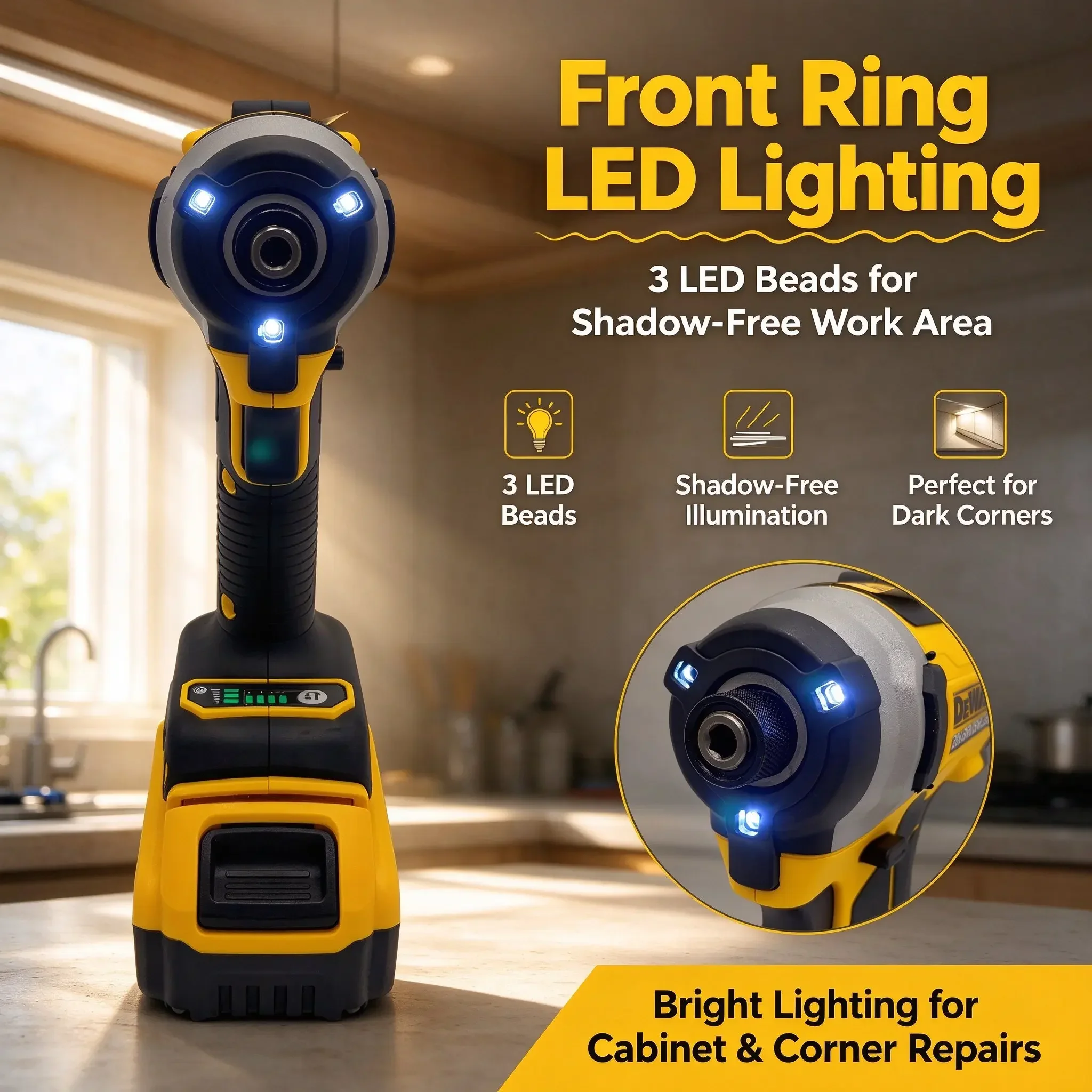 مثقاب DEWALT DCD850 لاسلكي قاب - مراجعة Brushless Impact Wrench 20V وسعره