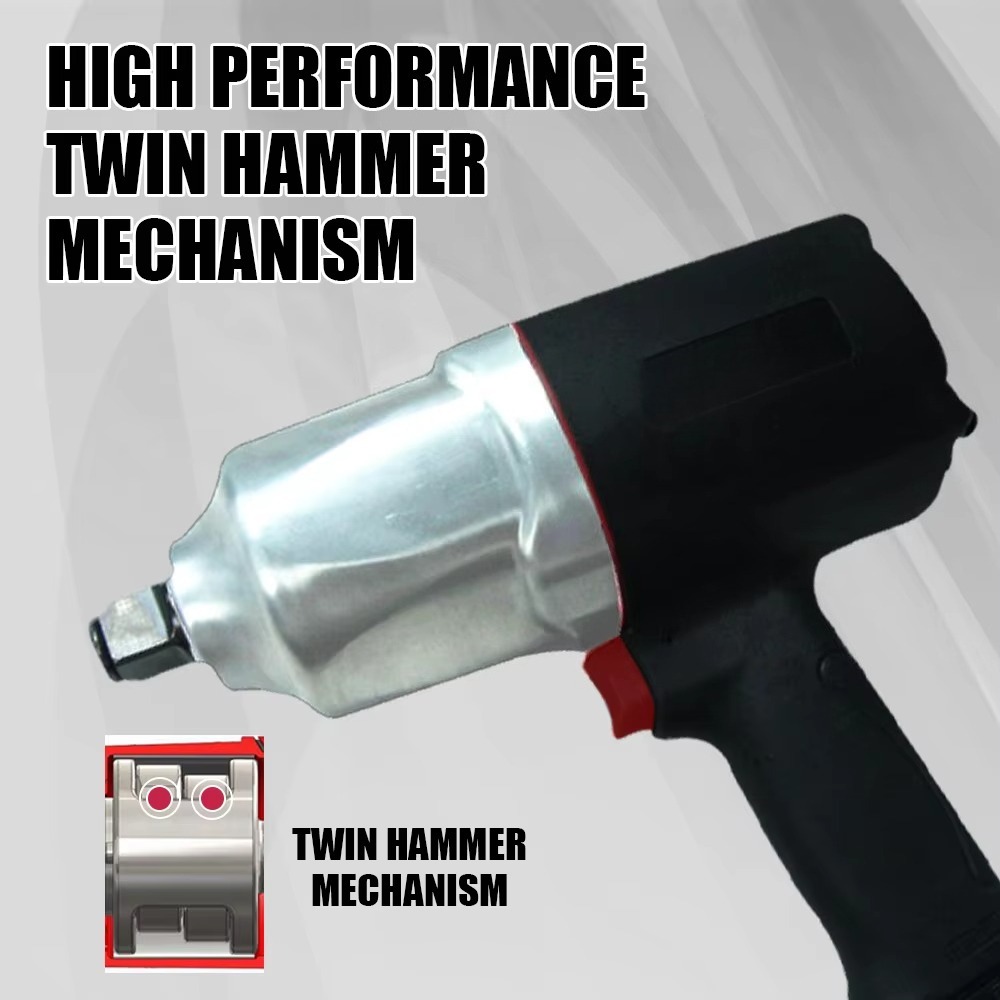 مفتاح ربط هوائي 1/2 3/4 بوصة ب - مراجعة Air Impact Wrench 1/2 Twin Hammer وسعره