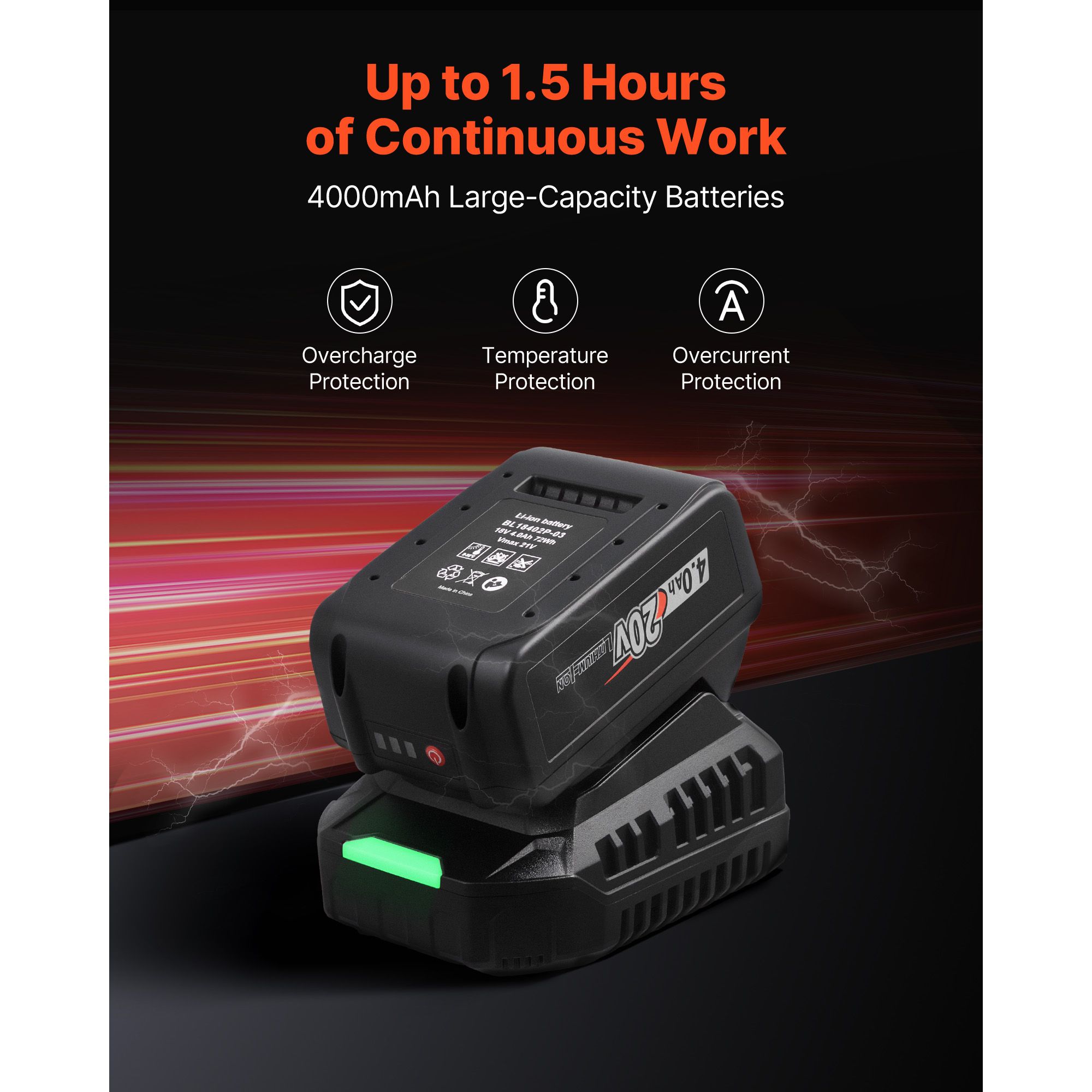 مفتاح ربط كهربائي لاسلكي عالي  - مراجعة Impact Wrench Battery 4Ah وسعره
