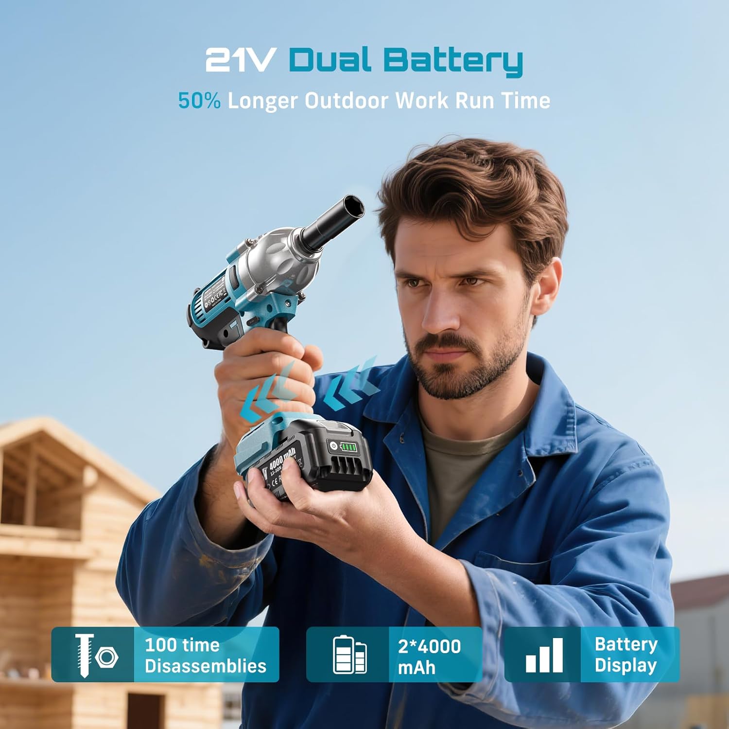 مفتاح ربط كهربائي SEESII 1200N - مراجعة Impact Wrench Digital Torque وسعره