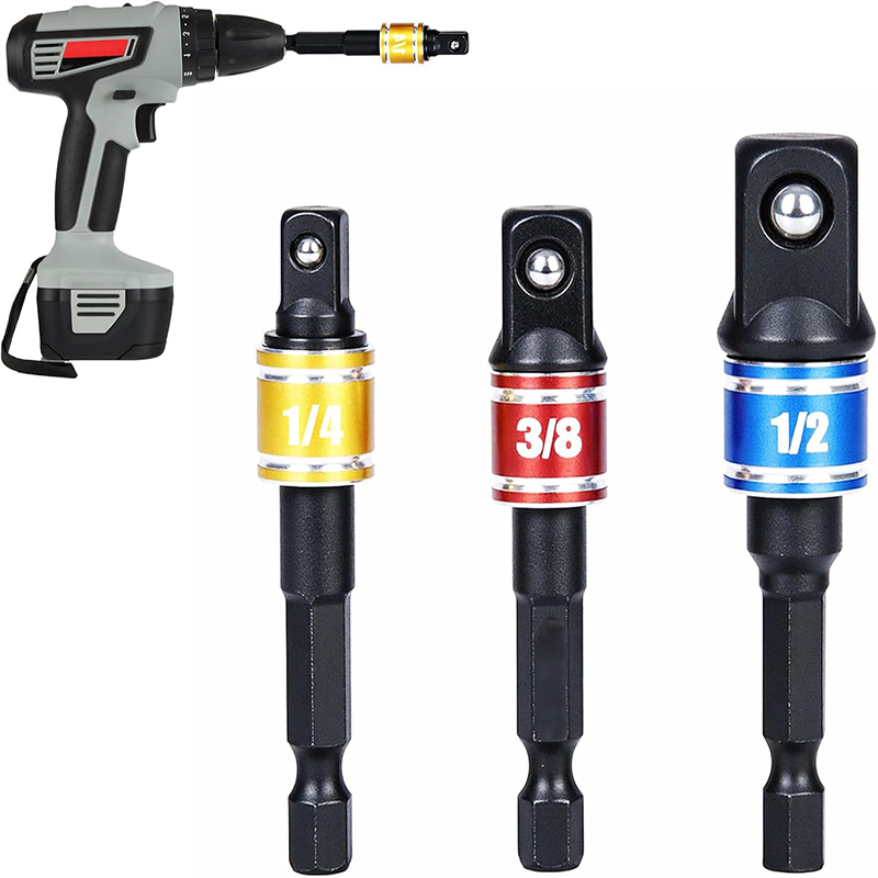 مجموعة محولات مقبس التأثير 3 ق - مراجعة Cordless Impact Driver 1/4 Hex وسعره