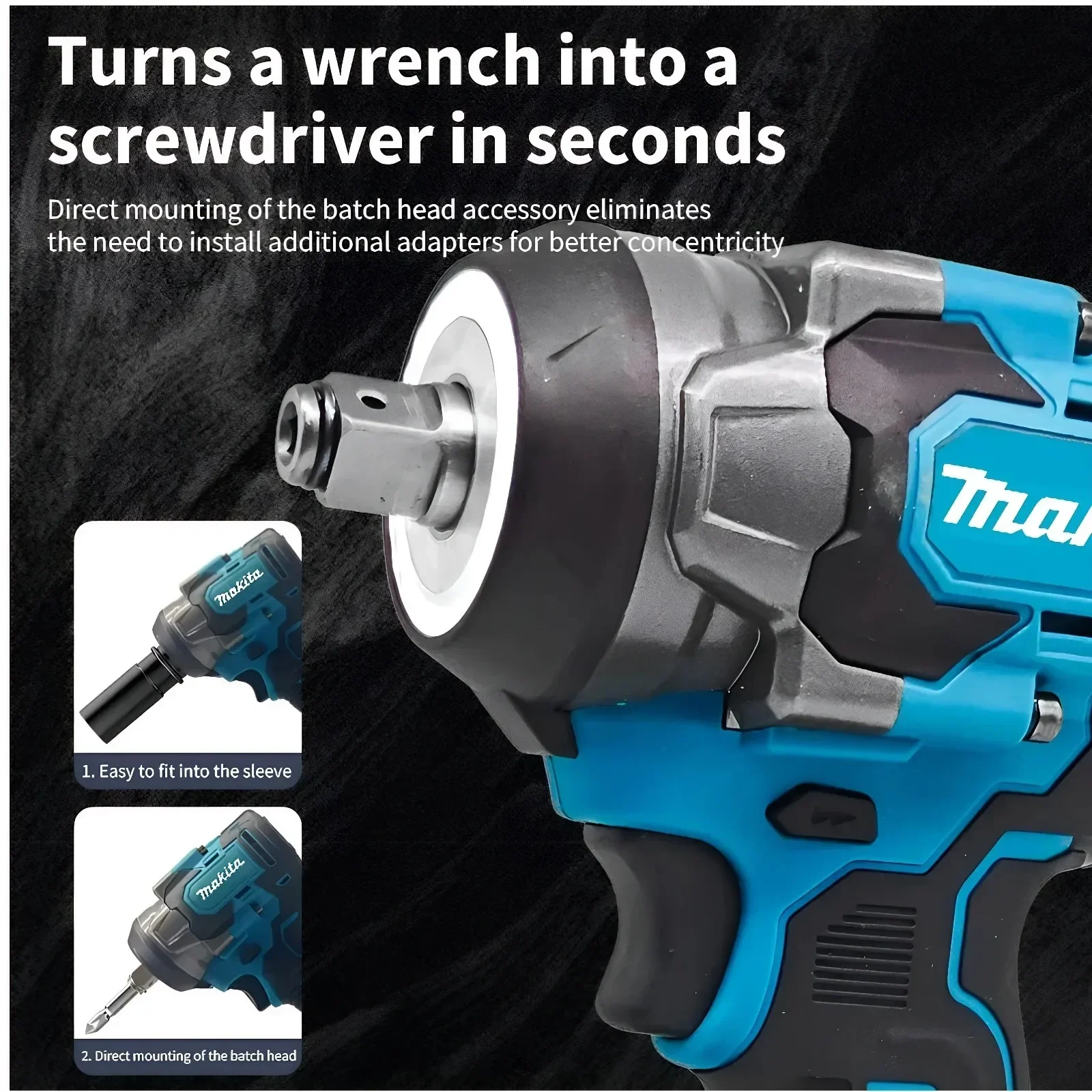 مفتاح ربط كهربائي ماكيتا بدون  - مراجعة Electric Impact Wrench 800Nm وسعره