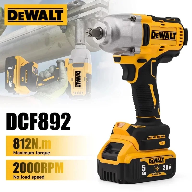 ديوالت DCF892 عزم دوران عالي ب - مراجعة Electric Impact Wrench 800Nm وسعره