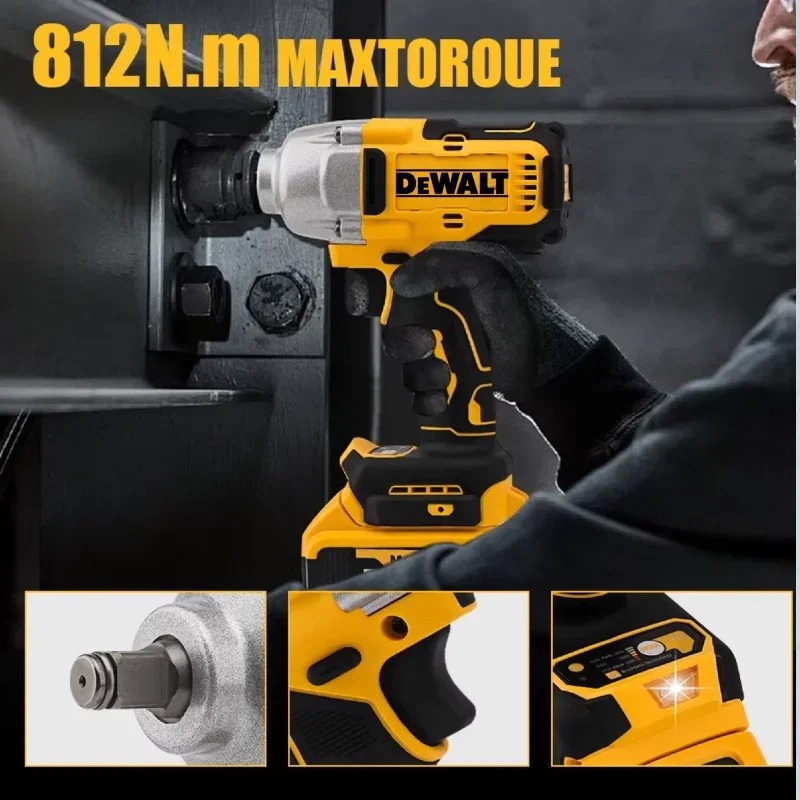 ديوالت DCF892 عزم دوران عالي ب - مراجعة Electric Impact Wrench 800Nm وسعره