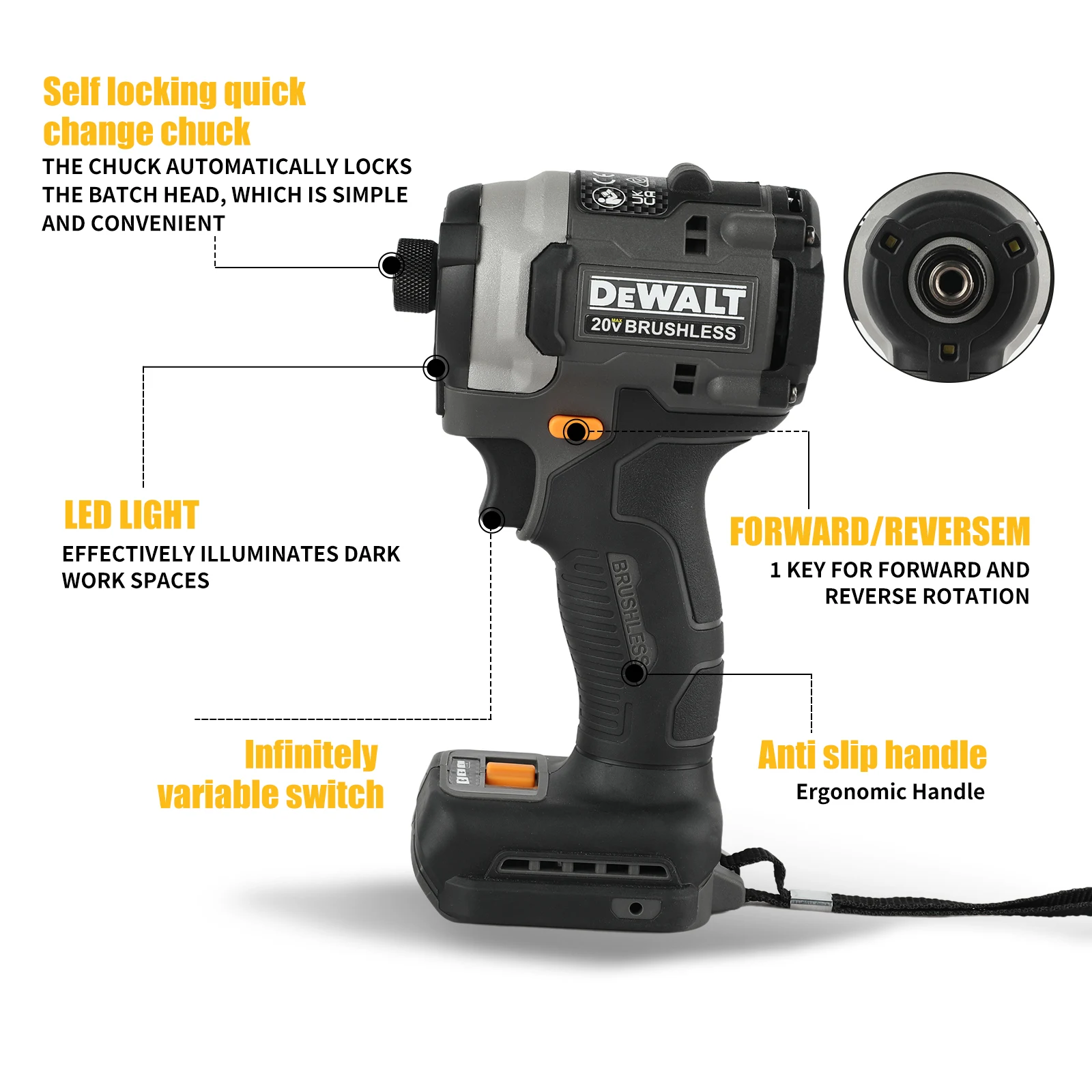 مفك براغي لاسلكي من ديوالت، مو - مراجعة Brushless Impact Wrench 20V وسعره
