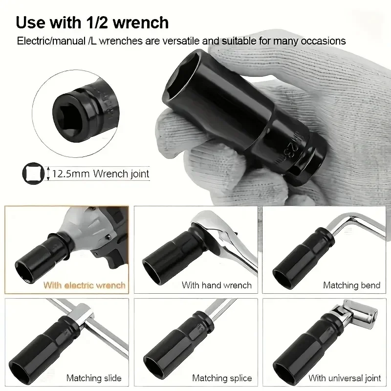 مجموعة مكونة من 10 قطع من مفات - مراجعة Impact Wrench Socket Set Deep وسعره