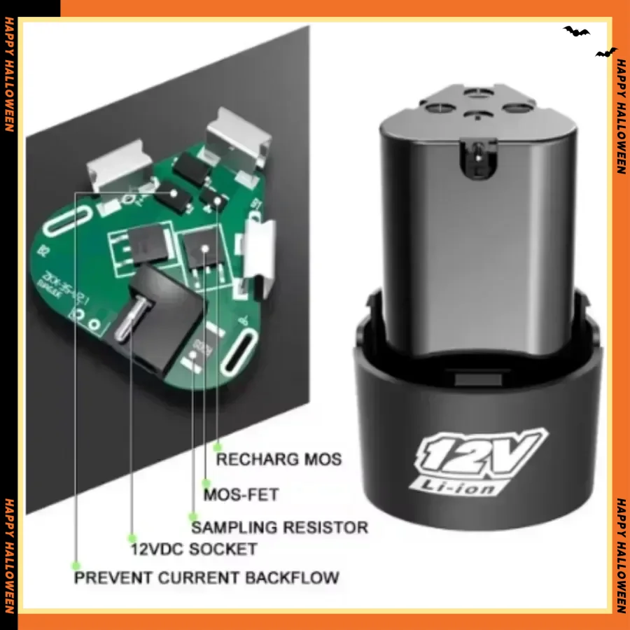 بطارية وشاحن ليثيوم أيون قابلة - مراجعة Impact Wrench Battery 4Ah وسعره