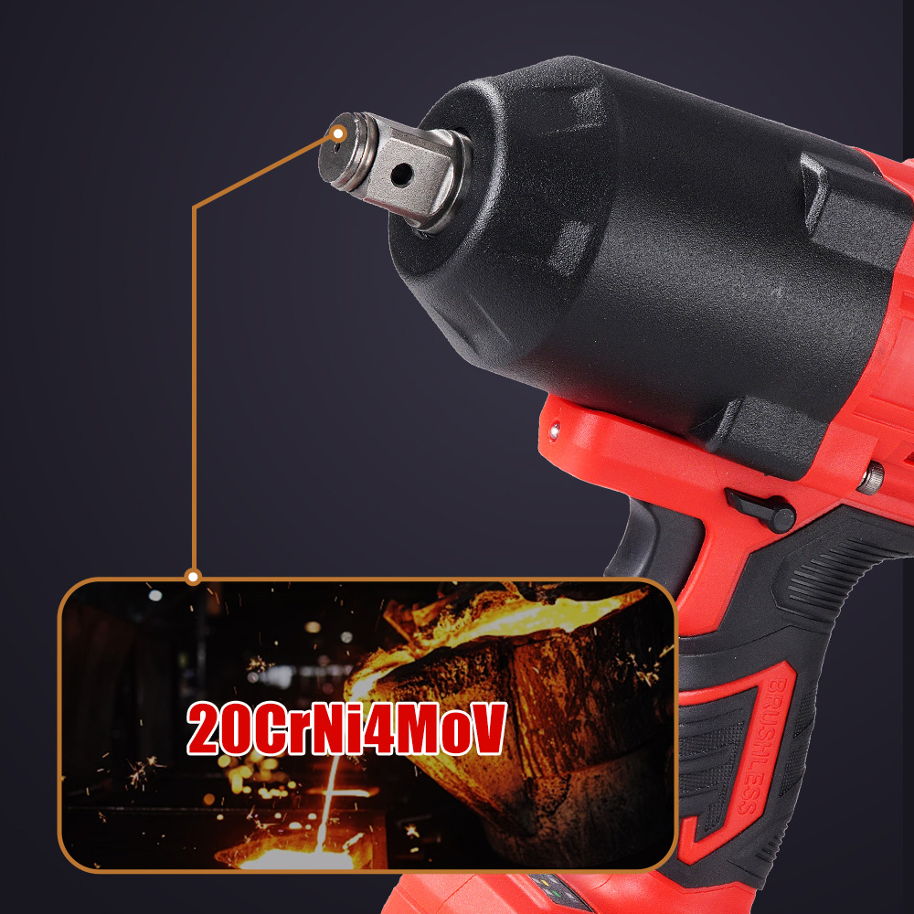 مفتاح ربط كهربائي لاسلكي عالي  - مراجعة Impact Wrench 3/4 Inch High Torque وسعره