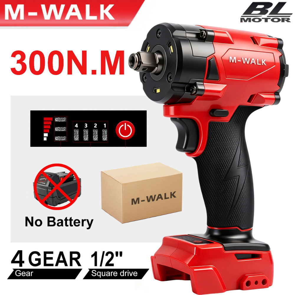 مفتاح ربط كهربائي بدون فرشاة M - مراجعة Impact Wrench Digital Torque وسعره
