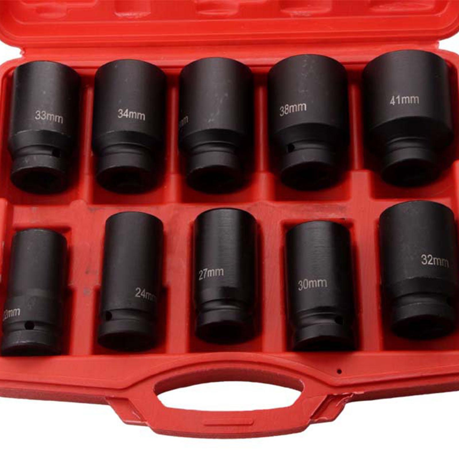 طقم مفاتيح صدمية عميقة رفيعة ا - مراجعة Impact Wrench Socket Set Deep وسعره