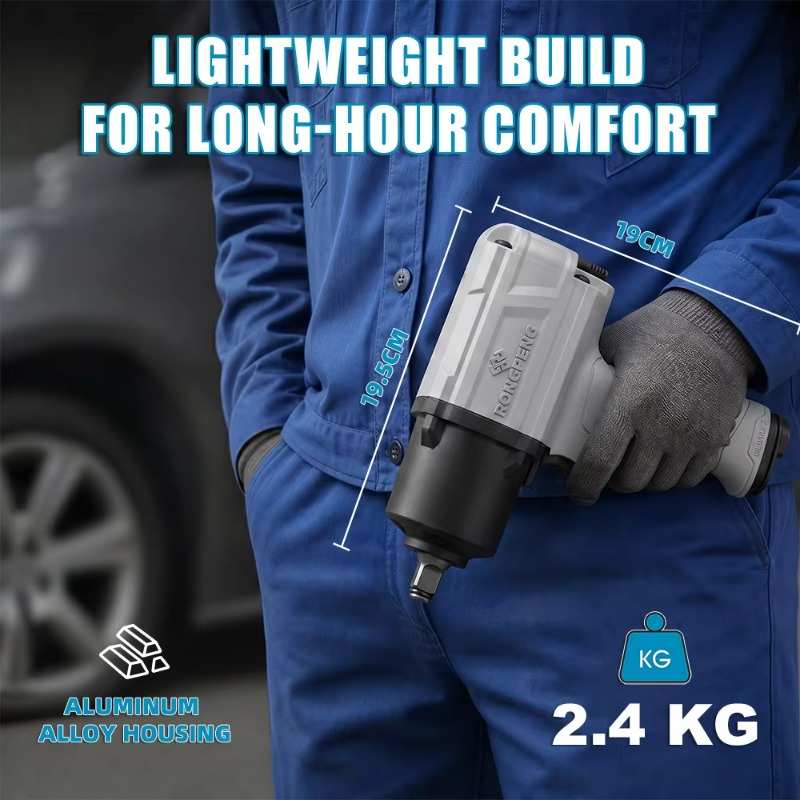 مفتاح ربط هوائي R916 مقاس 1/2  - مراجعة Air Impact Wrench 1/2 Twin Hammer وسعره