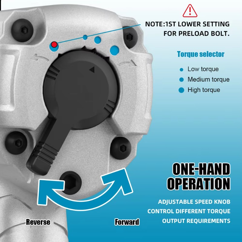 مفتاح ربط هوائي R916 مقاس 1/2  - مراجعة Air Impact Wrench 1/2 Twin Hammer وسعره
