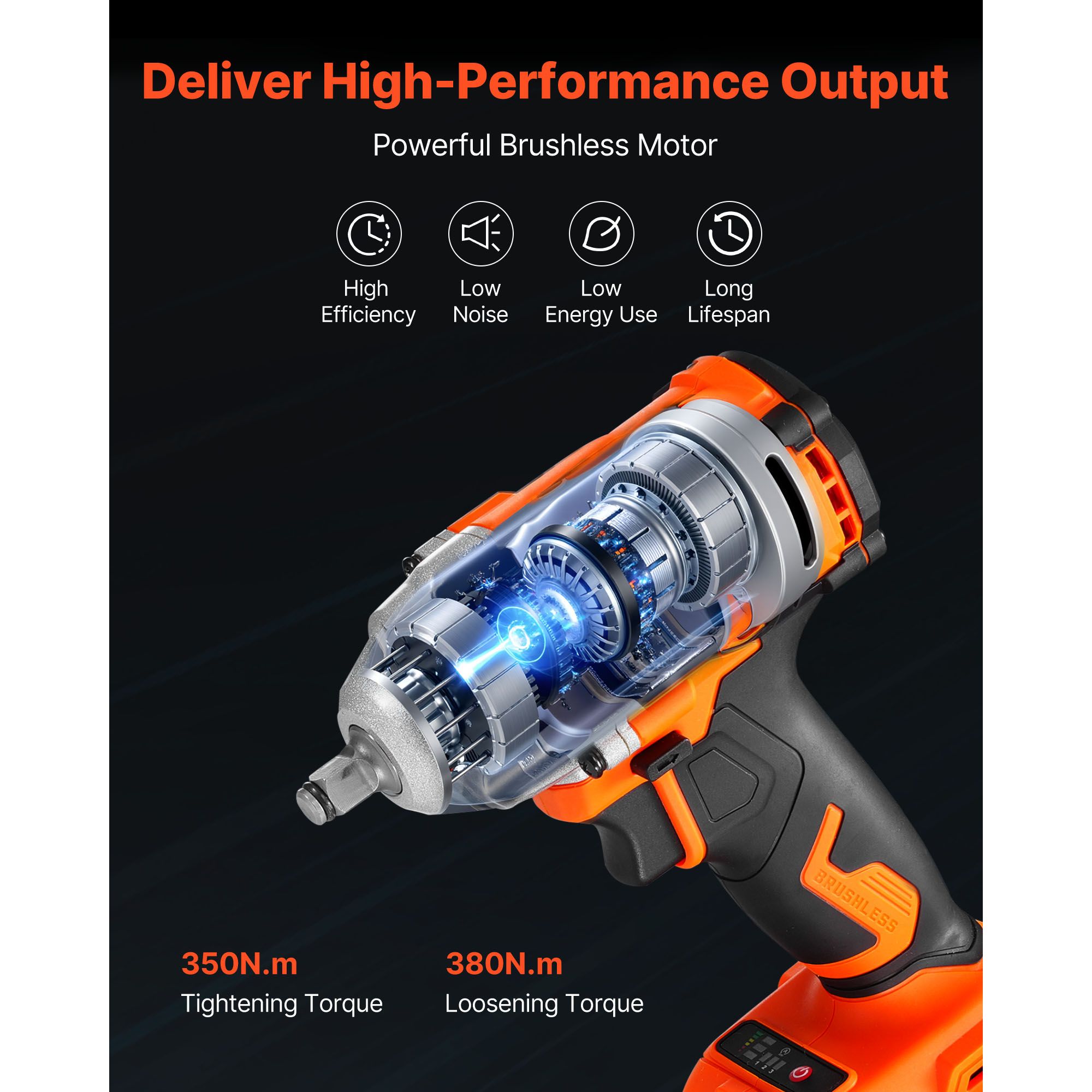 مفتاح ربط كهربائي لاسلكي، عزم  - مراجعة Impact Wrench Battery 4Ah وسعره