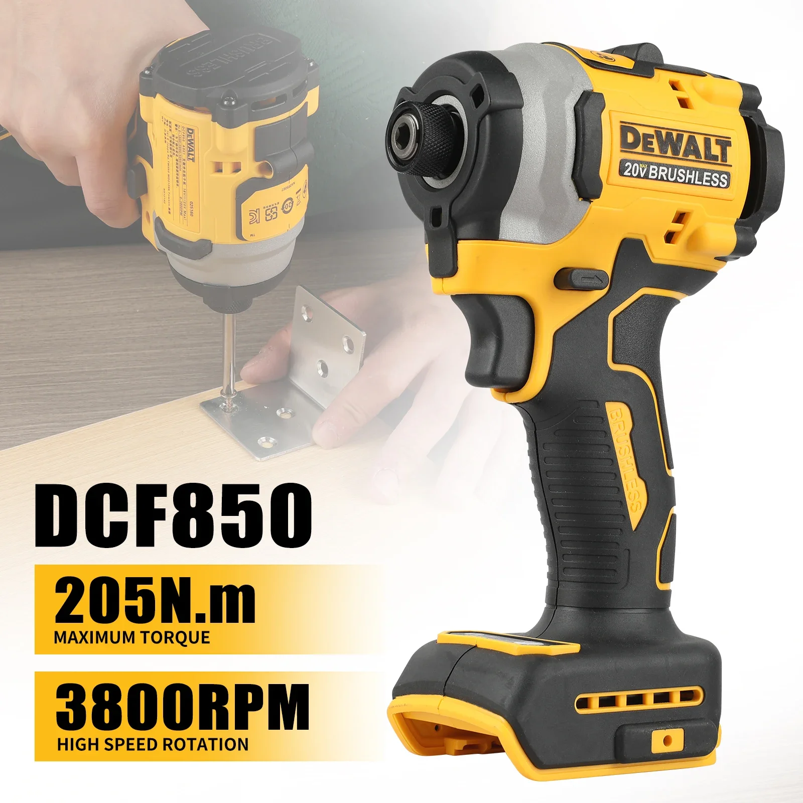 طقم أدوات ديوالت اللاسلكية 20  - مراجعة Brushless Impact Wrench 20V وسعره