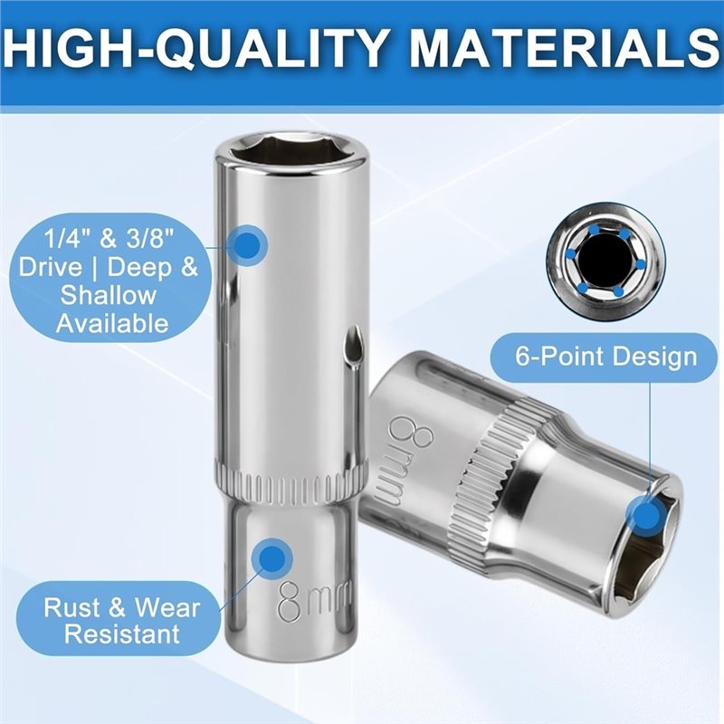 مجموعة أدوات إصلاح السيارات تت - مراجعة Impact Wrench Socket Set Deep وسعره
