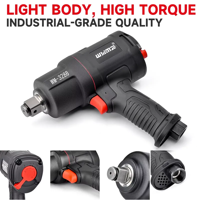 مفتاح ربط هوائي WYMA عالي العز - مراجعة Impact Wrench 3/4 Inch High Torque وسعره