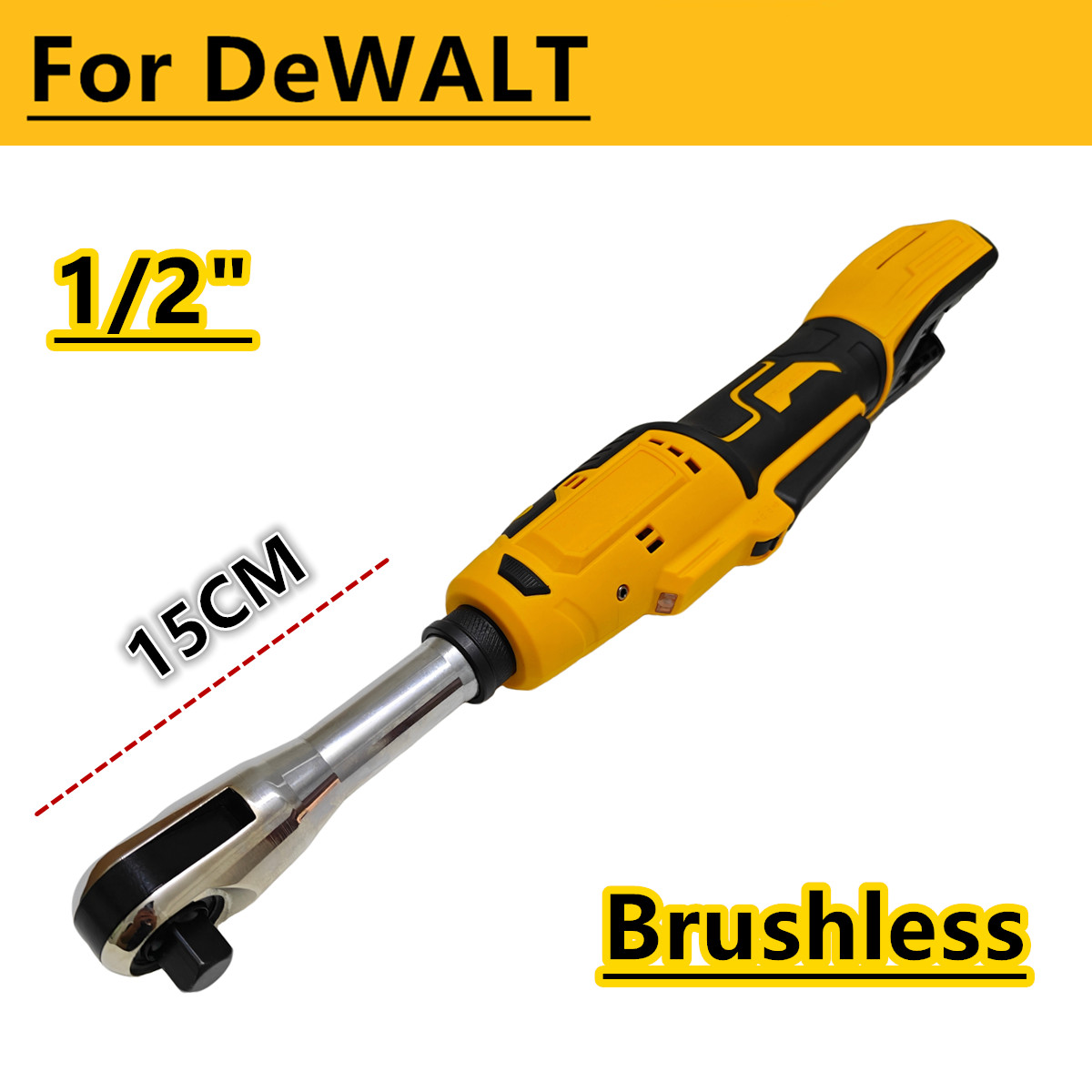 مفتاح ربط كهربائي بدون فرش 1/2 - مراجعة Electric Impact Wrench 800Nm وسعره